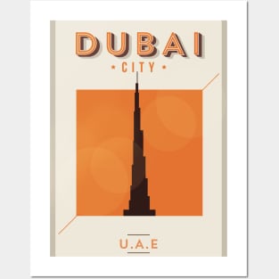 Dubai city poster Posters and Art